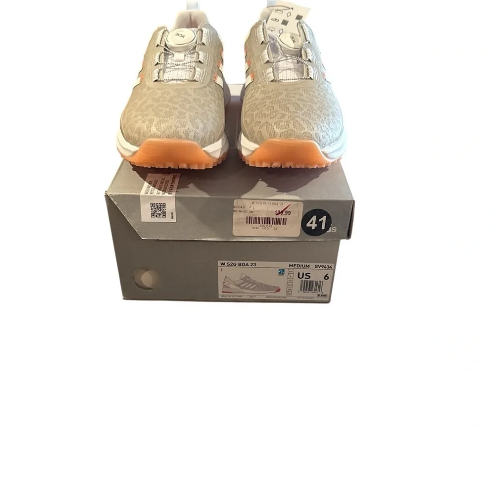 WMNS) ADIDAS S2G BOA SPIKED GOLF SHOES Size 6 FREE SHIPPING